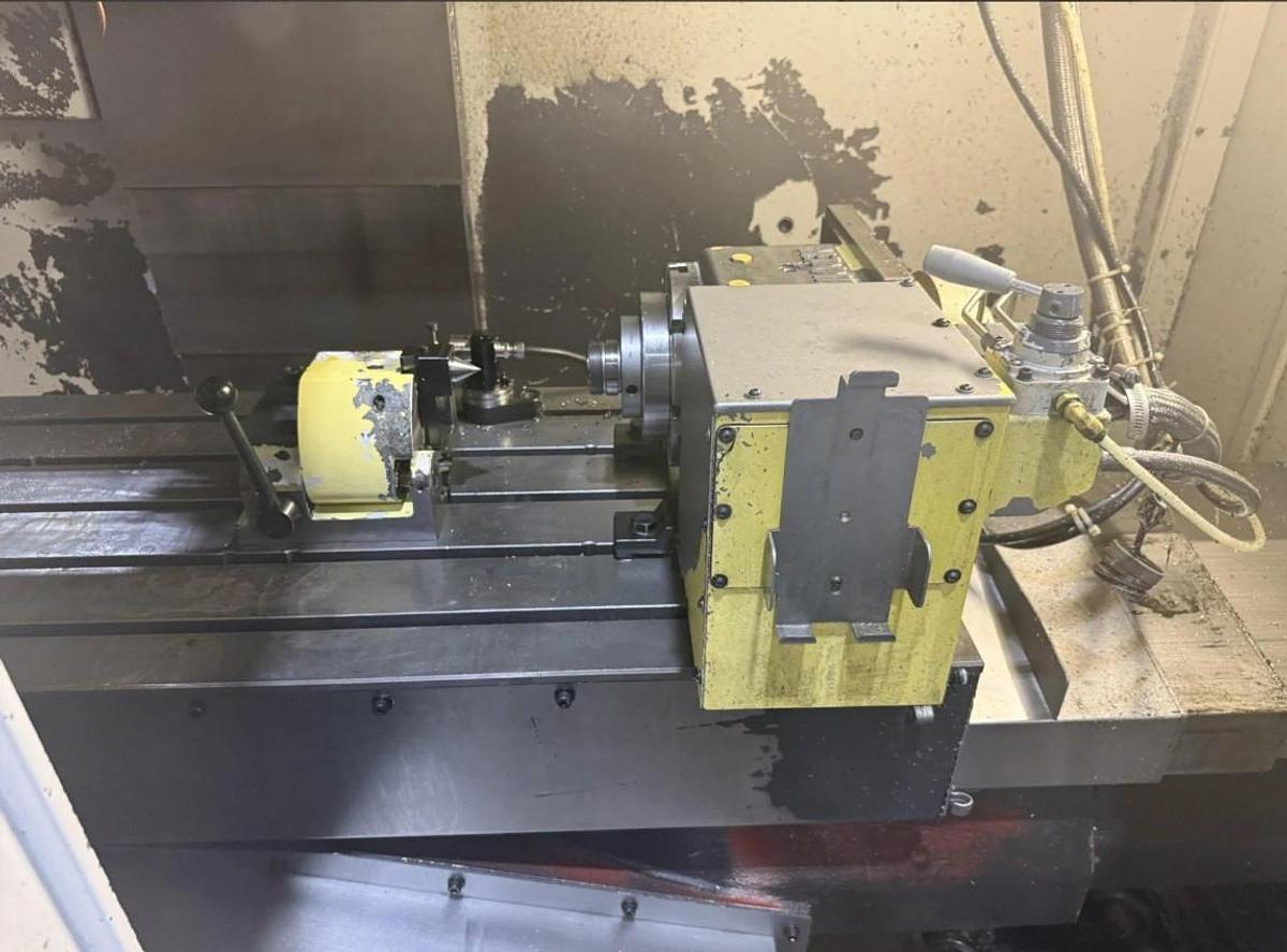 Used 2006 Mazak Nexus VCN 510C with Nikken 4th Axis, Coolant Thru Spindle, Tool Probing, Chip Conveyor