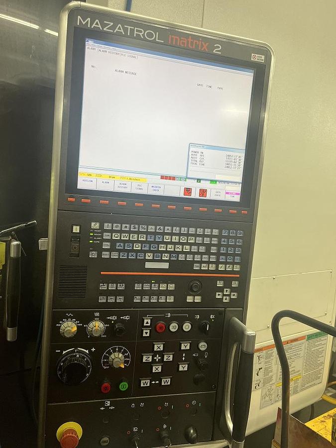 Used 2012 Mazak Integrex i-200S Mazatrol Matrix Nexus 2 with Subspindle, Simultaneous 5-Axes Tool Tip Point Control