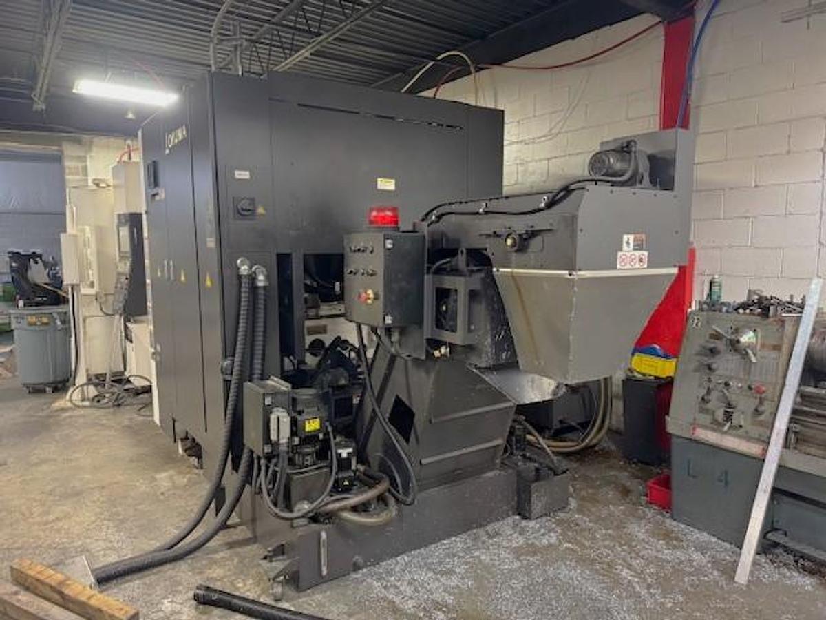 Used 2017 Okuma MB-4000H with 6 Station Rotary Pallet Changer, Full 4th Axis Rotary Tbl, 15k RPM, HSK63 Tpr., HPC, Probing, 64 Pos ATC