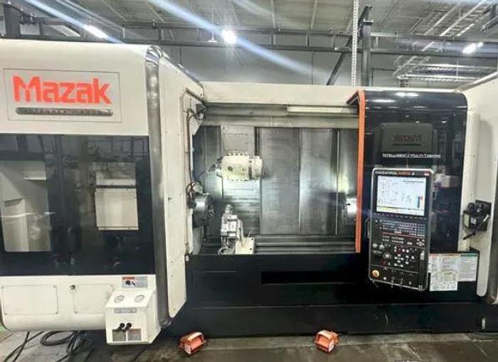 Used 2013 Mazak Integrex i-400S 8 Axis Mill Turn Center with C Axis Main & Subspindle, Y Axis, Full 5 Axis Machining, 72 Position ATC