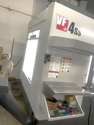 Used 2021 Haas VF-4SS w/ Probing, Prep for Coolant Through the Spindle, 30 Station Side Mounted ATC