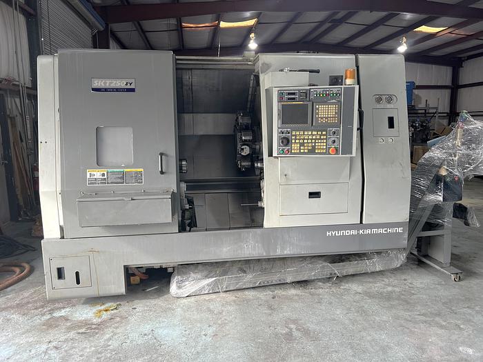 Used 2006 Hyundai-Kia SKT-250SY with Milling, Subspindle, Y Axis