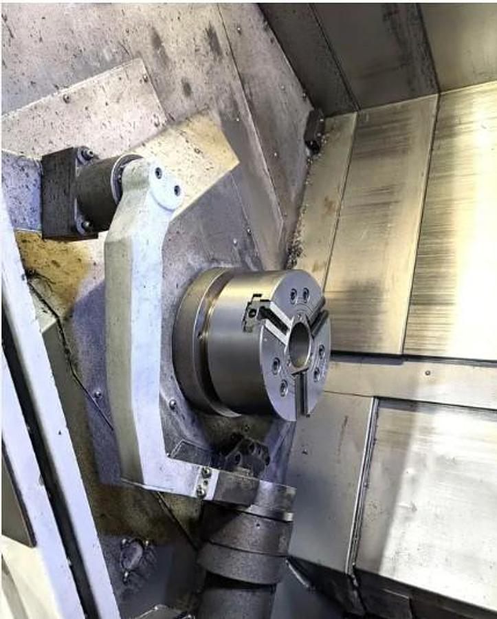 Used 2005 Mazak Nexus QTN 300/1200 with Chip Conv., 3" Bar Cap., 10" Chk, Tailstock, Tool Presetter, Fusion 640T Nexus Control