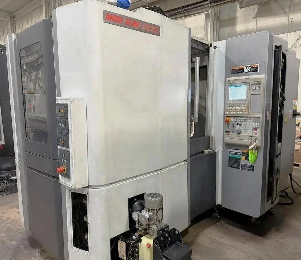 Used 2012 Mori Seiki NHX4000 with 1 Degree Pallet Index, CTS, 12,000 RPM, CAT40, 40 Station Tool Changer, Hyd. Fixturing, Cool Blaster Coolant