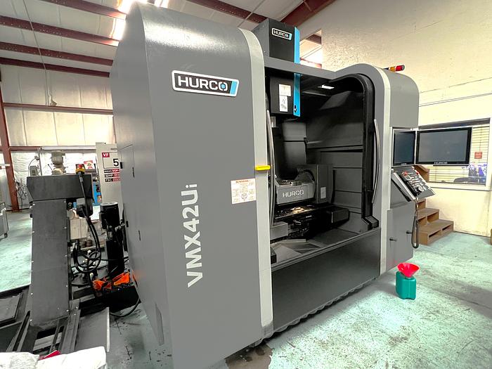 Used 2016 Hurco VMX-42Ui Full 5 Axis Trunnion Style Machining Center