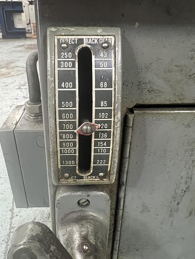 Used 1997 Clausing 5429 Engine Lathe 13" x 35" Capability, Steady Rest, Tailstock, 6" Chuck, Pedestal Cabinet Mount