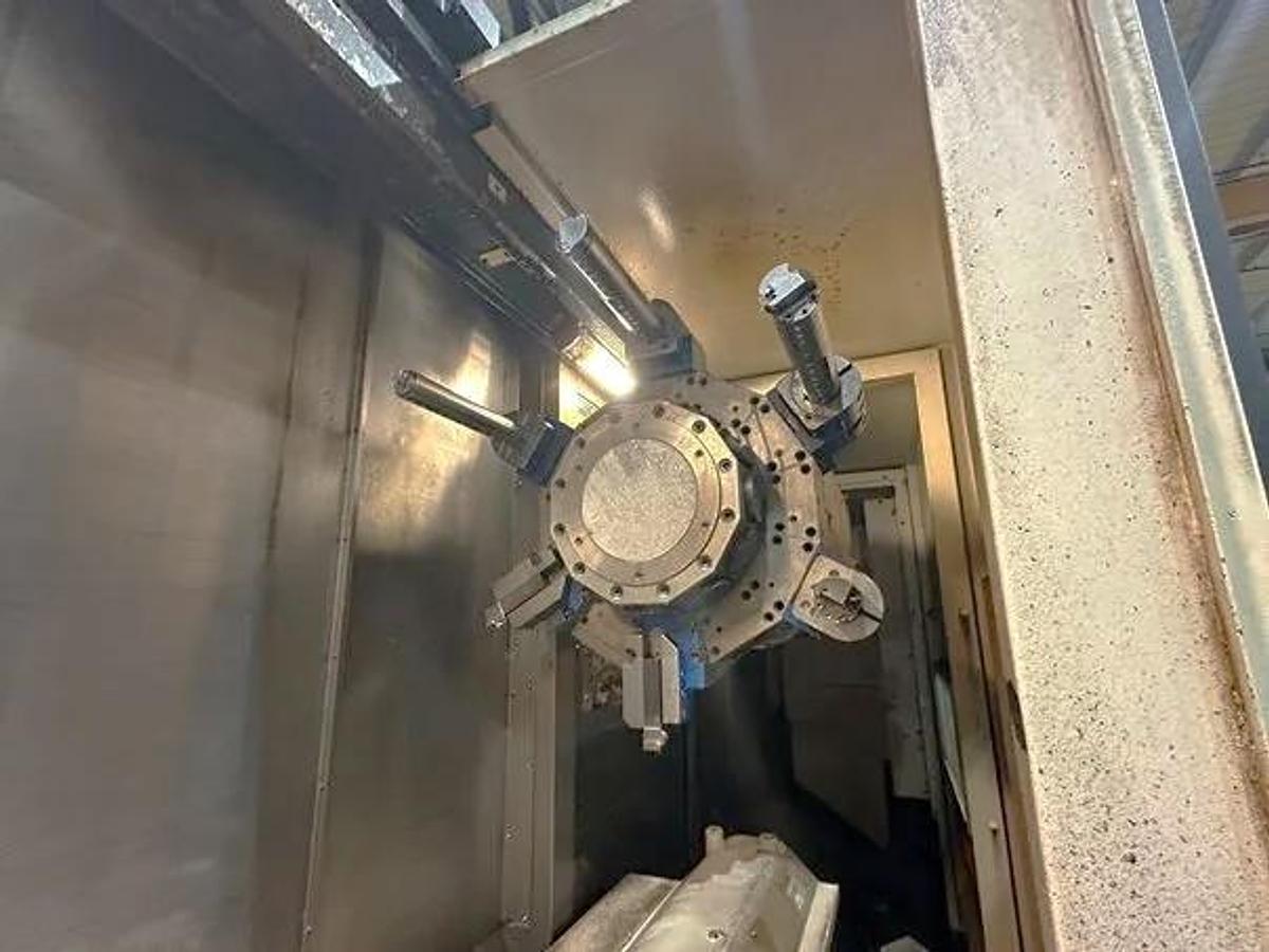 Used 2008 Mazak Cybertech Turn 4500M/3000 with 7.23"Big Bore, Milling, 33.86" sw, 120" cc, SMW Steady Rest, Tailstock, Air Chuck