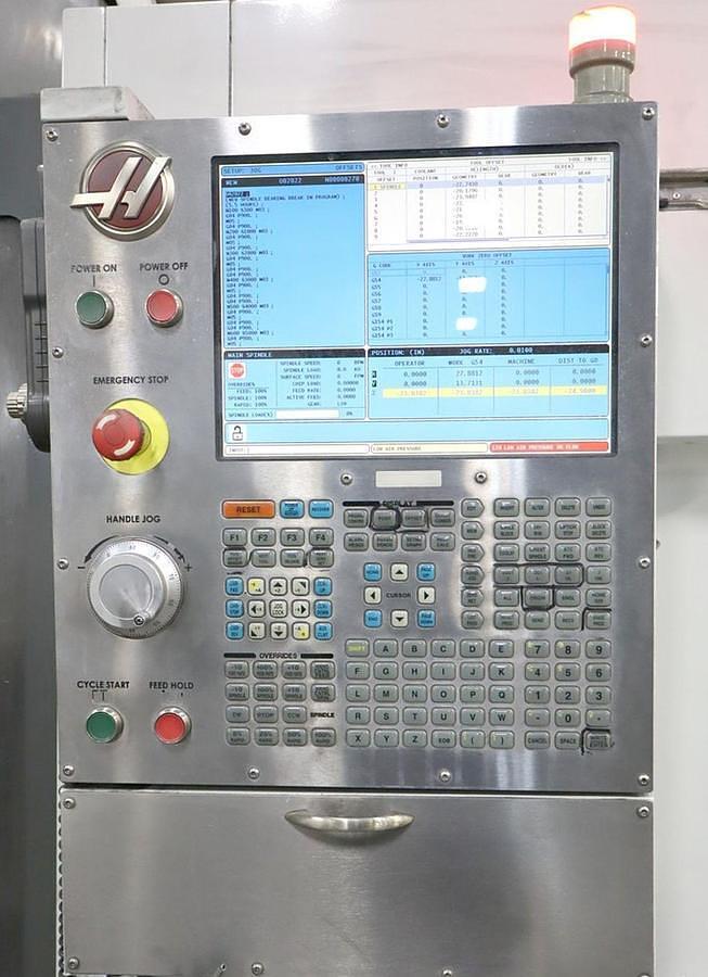 Used 2011 Haas VF3YT/50 with Coolant Through Spindle, 7500 RPM, 50 Taper, High Speed Machining, Programmable Coolant Nozzle