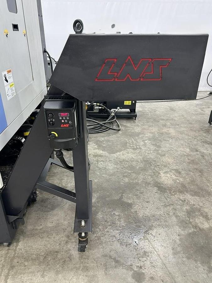 Used 2022 DN Solutions Mynx 5400/50 II with 4th Axis Drive, CAT50 Big Plus Spindle, Chip Conveyor, Mist Collector, Conversational