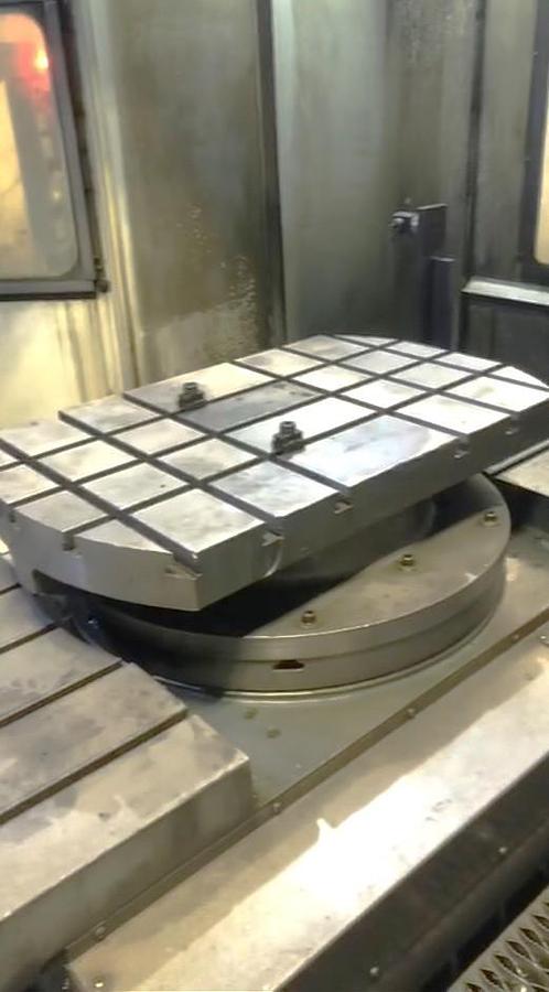 Used 2019 Haas EC-1600ZT with Extended Z Axis Travel, 7500 RPM, Integrated 4th Axis Platter, TSC, Renishaw Probing, 30 ATC