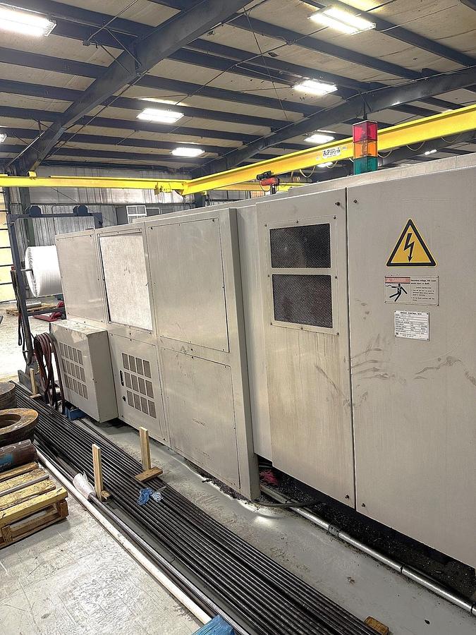 Used 2000 Mazak QT40/1500 with 60" Centers, 15" Hyd Chuck, Tailstock, Chip Conveyor, Tool Eye, 2.84" Bar Capacity