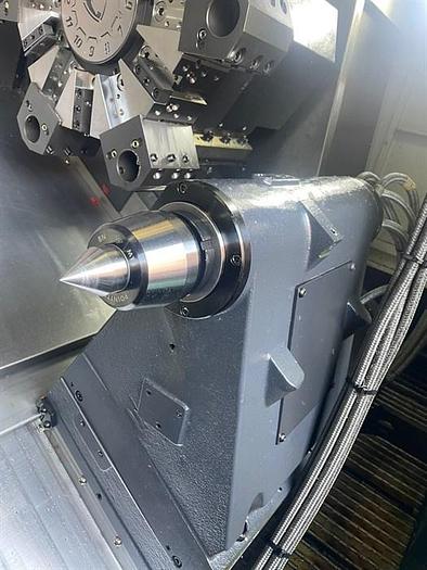 Used 2023 Doosan Puma 3100L with SMW Steady Rest, Chip Conveyor, Tailstock, Tool Presetter, 4" Bar Capacity, 50" Centers