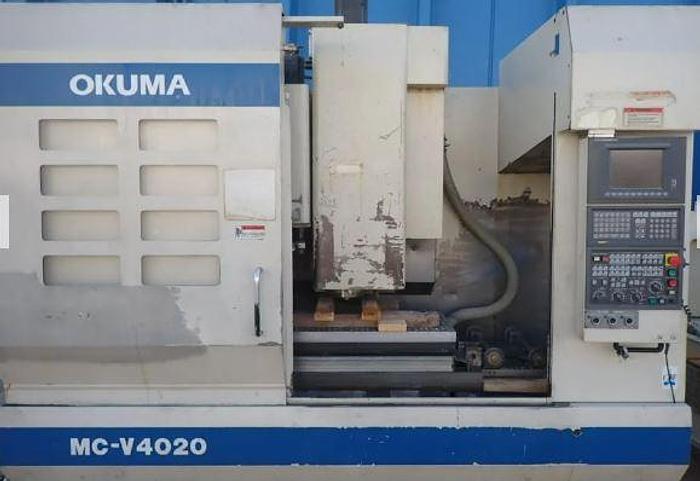 Used 2002 Okuma MC-V4020 w/Pallet Table