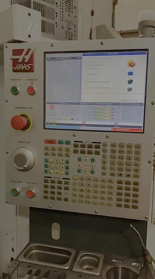 Used 2019 Haas EC-1600ZT with Extended Z Axis Travel, 7500 RPM, Integrated 4th Axis Platter, TSC, Renishaw Probing, 30 ATC