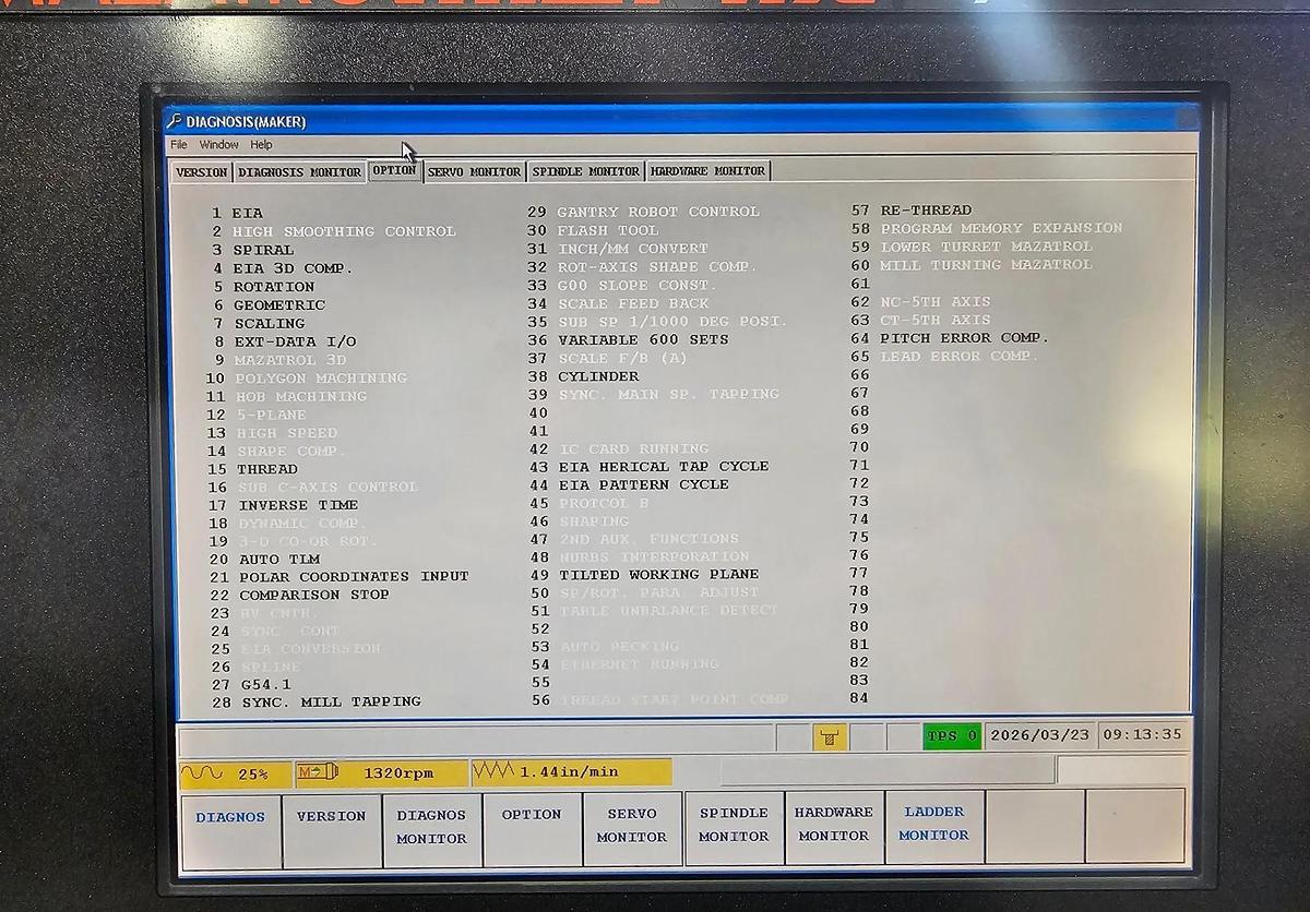 Used 2007 Mazak Nexus QTN 450-IIM/3000 with Full C Axis Spindle Rotation, Milling Capable, 18" Hyd Chuck, 6" Bar Capacity, 120" cc
