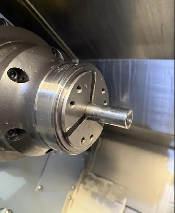 Used 2016 Doosan Puma TT1800SY with Twin Spindle/Twin Turret, Y Axis Mill Turn Lathe, ATS MD-565 Barfeed, Chip Conv., Parts Catcher