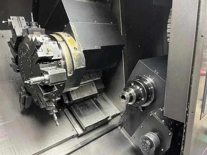 Used 2015 Doosan Puma 2600SY with Parts Catcher, Exit Conveyor, Chip Conveyor, 10" & 8" Chucks