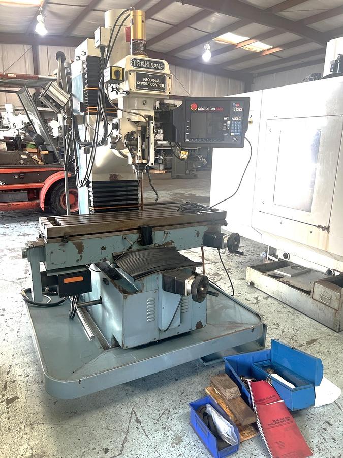 Used 2011 Southwestern Industries Trak DPMSX5P (DPM5), CAT 40, 5 HP Motor, Conversational or G Code, Prototrak SMX Control