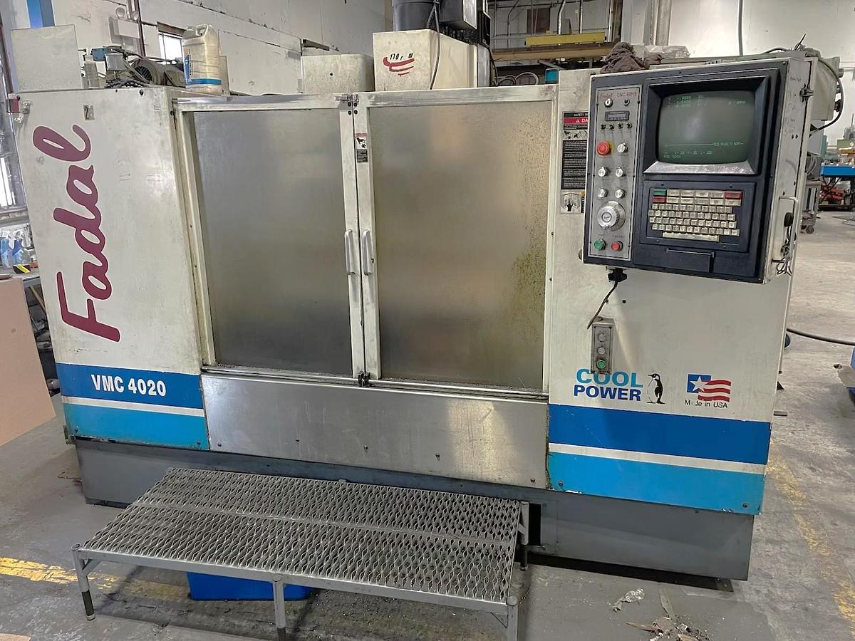 Used 1998 Fadal VMC4020HT, Boxed Ways, High Torque 22HP Motor, 21 Station ATC, 10,000 RPM