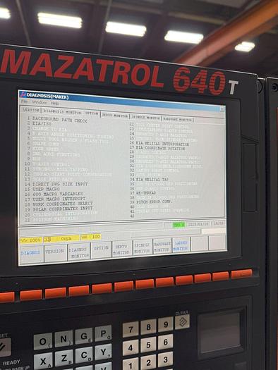 Used 2013 Mazak M5N/2000 7.1" Big Bore with 22" Chuck, Rear Chuck, Tailstock