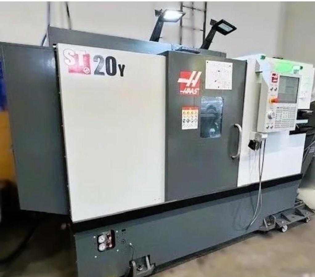 Used 2023 Haas ST-20Y with Haas Barfeed, Milling, Y Axis, Chip Conveyor, Tailstock, Low Hours