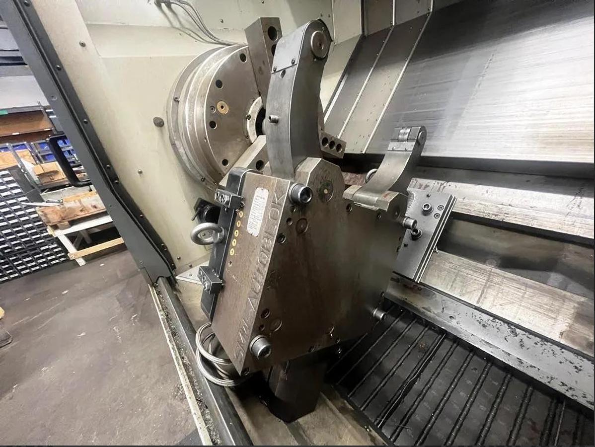 Used 2007 Mori Seiki SL403C/2000 with 80" cc, 6.5" Bar Capacity, 18" Air Chuck, SMW Hydr. Steady Rest, Tailstock, MSX-500III Control