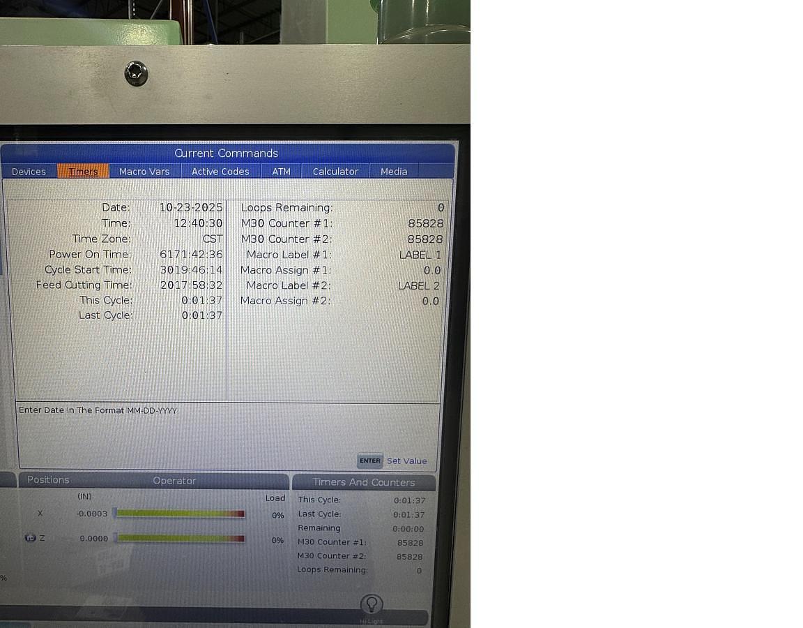 Used 2018 Haas ST-20 Chucker, 8" Chuck, Tool Presetter, Parts Catcher, Chip Conveyor, Bolt on Turret