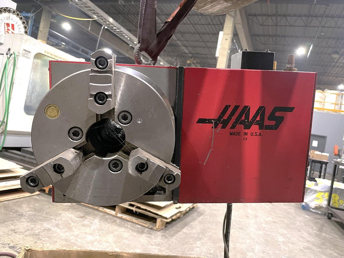 Used 2005 Haas HRT210 with Tailstock, Brush Type