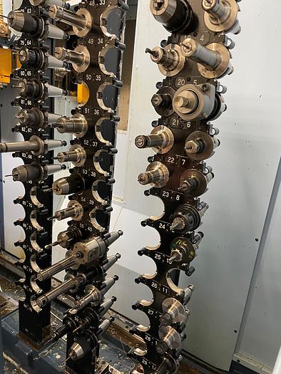 Used 2006 Matsuura 2007 Matsuura H.Plus 300-PC11 Horizontal Machining Center with 11 Pallet Pool