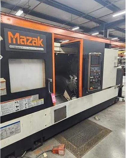 Used 2013 Mazak Nexus QTN 350-II/1500 with Steady Rest, Chip Conveyor, Tailstock, 12" Chuck, 4" Bar Capacity