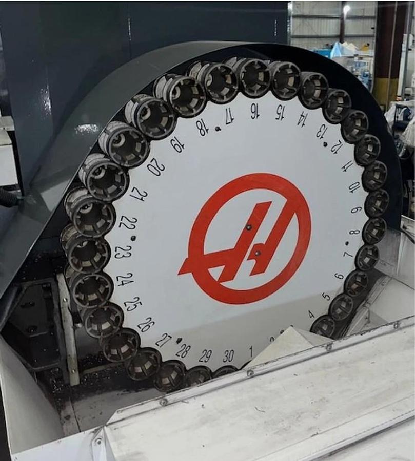 Used 2014 Haas VF-12/50 with 30 Pos. Side Mounted ATC, Wired for 4th Axis, High Pressure Coolant Thru Spindle