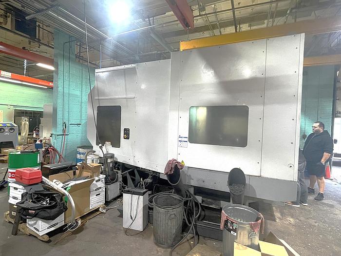 Used 2010 Haas EC-1600YZT with Extended Y and Z Travel, Built in 4th Axis Table