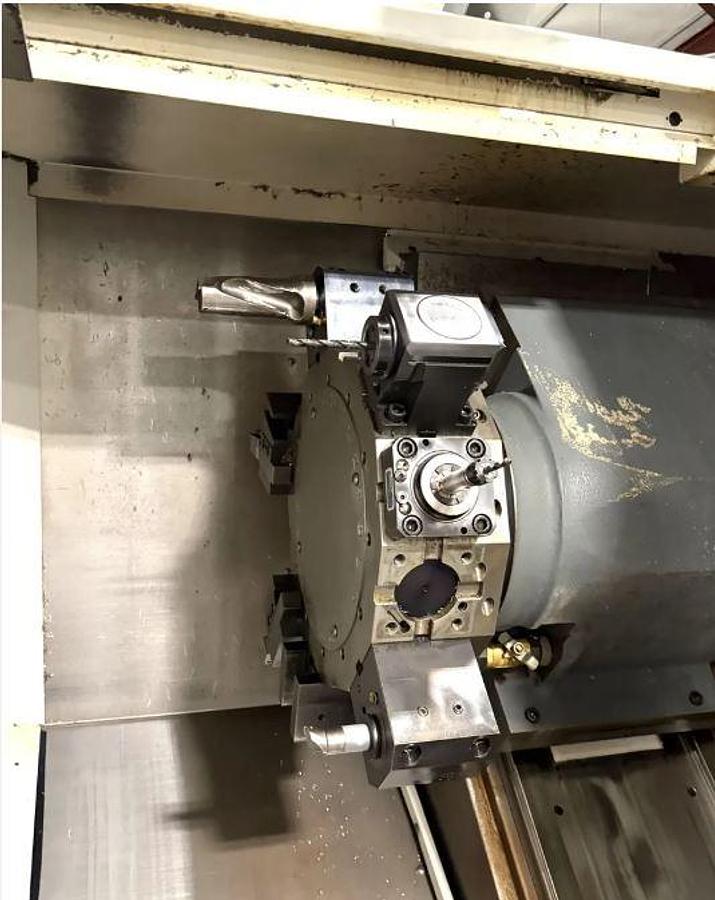 Used 2017 Haas ST-30Y with C Axis Milling Cap., Y Axis, Chip Conv., Tailstock, 10" Chuck, Tool Eye, 3" Bar Cap.