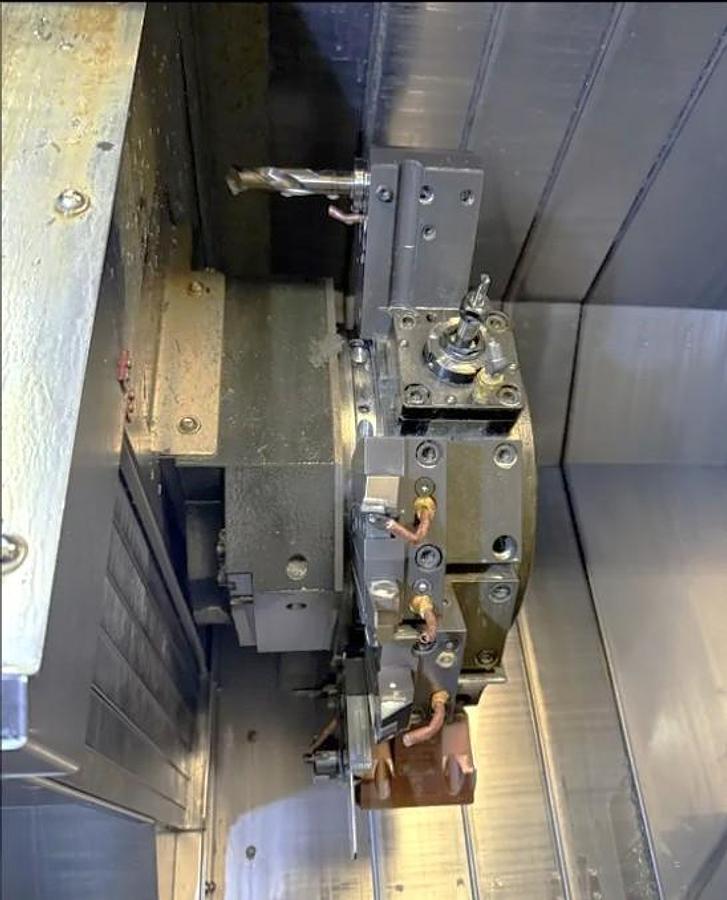 Used 2016 Doosan Puma TT1800SY with Twin Spindle/Twin Turret, Y Axis Mill Turn Lathe, ATS MD-565 Barfeed, Chip Conv., Parts Catcher