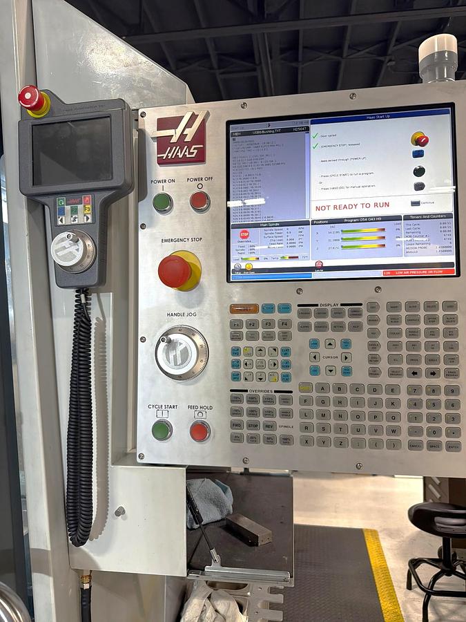 Used 2023 Haas VM-6 with 15,000 RPM, 30 Station Side Mount ATC, Haas Probing, PCool, Chip Auger