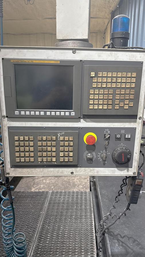 Used 2007 Challenger SL350 Hollow Spindle CNC Lathe, 10.25" Bar Cap., (2) 25" 4 Jaw Man. Chks, Steady Rests, Tailstock, 120" cc