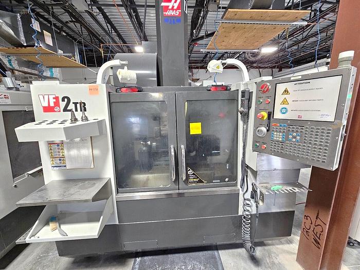 Used 2013 Haas VF2TR with 30k RPM Spindle and TR160 Trunnion Table