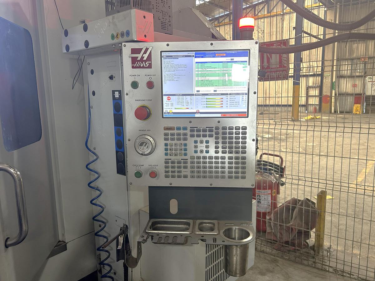 Used 2019 Haas EC-1600ZT with Extended Z Axis Travel, 7500 RPM, Integrated 4th Axis Platter, TSC, Renishaw Probing, 30 ATC