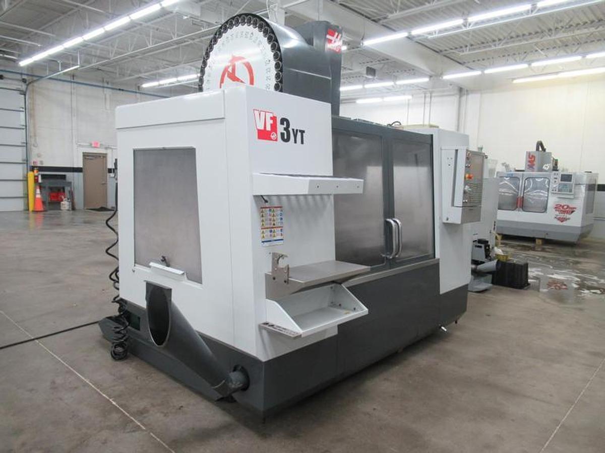 Used 2012 Haas VF-3YT/40 with Coolant Thru Spindle, Haas Probing, 40 Station SMATC, Auger, Pcool