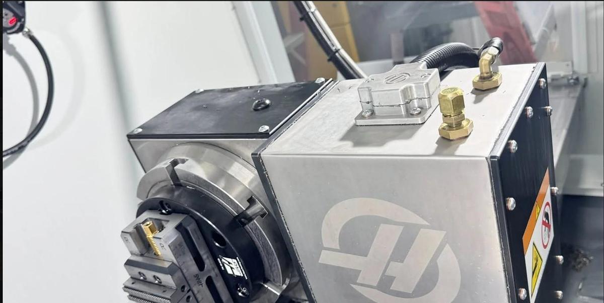 Used 2025 Haas VF-4SS with HRT210 4th Axis Rotary Table, Coolant Thru Spindle, Haas Probing, 30 ATC, HSM, ONLY 50 Cutting Hrs.