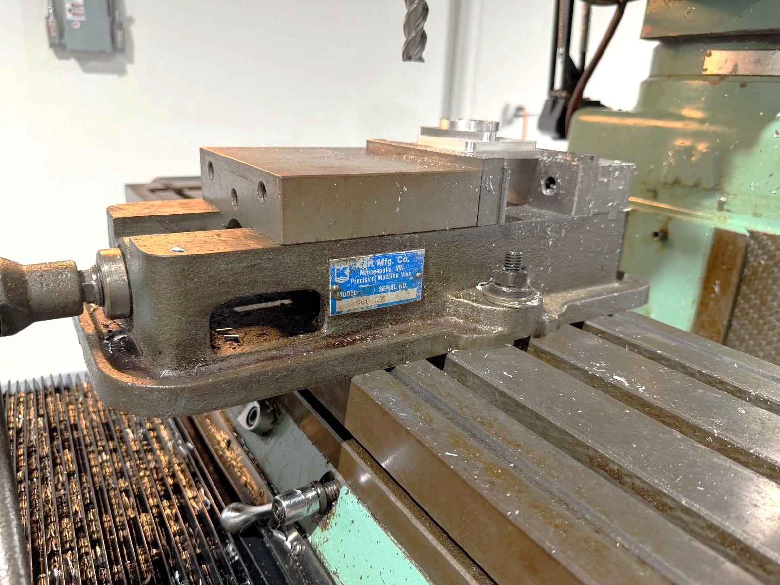 Used 2003 Southwestern Industries Trak K3 3-Axis CNC Mill with Upgraded Prototrak SM Series Control in 2017, R8 Spindle, 6" Kurt Vise, Collets, Conversation Programming