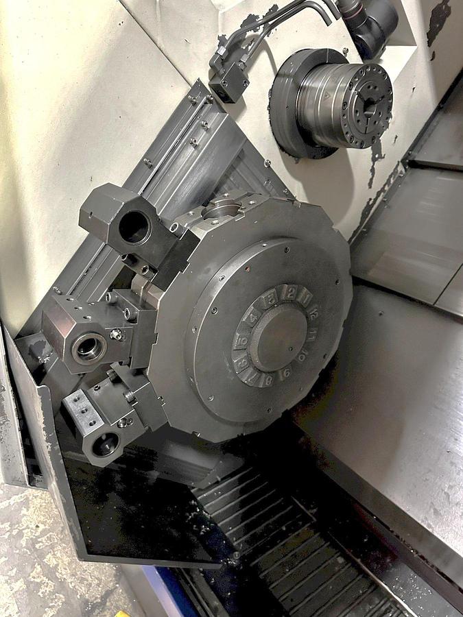 Used 2013 Hwacheon T2-2T with Twin Spindle, Twing Turrets, Live Milling/Drilling, Parts Catcher & Conveyor, Chip Conveyor, Fanuc 0i-TD