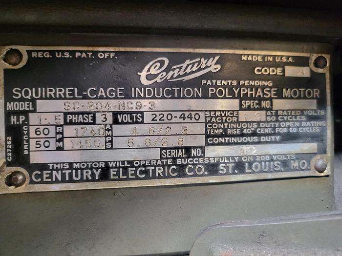 Used 1950 South Bend 16 16/24"  Type A Precision Tool Room Lathe