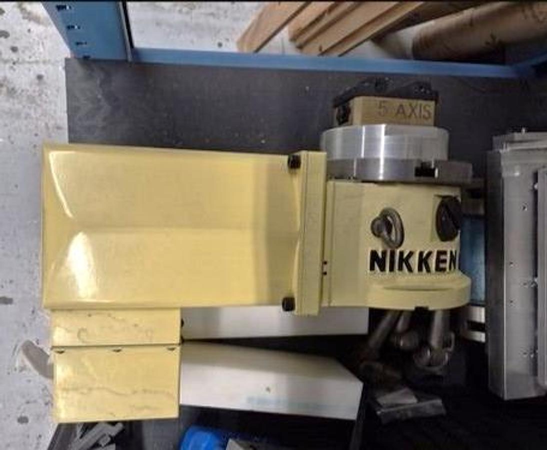 Used 2018 Mazak Nexus VCN 530C-II with 4th Axis Rotary Table, Renishaw Tool Probe, Chip Conveyor, 15,000 RPM, BT40, Tooling, 30 ATC