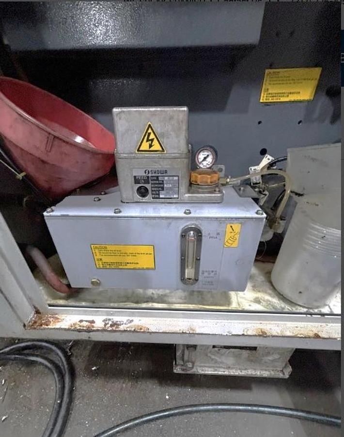 Used 2015 Visionwide NF-3226 Bridge Style VMC with Tool & Part Probing, 1000 PSI TSC, Chip Conveyor, Chiller Unit