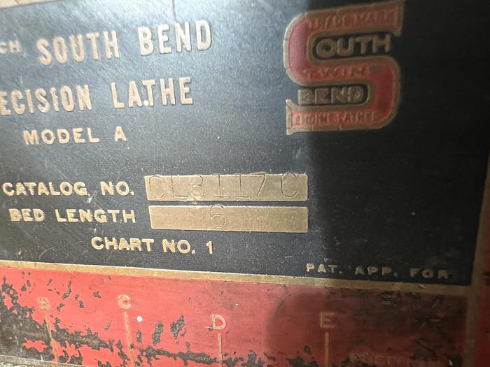 Used 1950 South Bend 16 16/24"  Type A Precision Tool Room Lathe