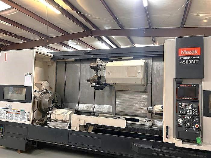 Used 2007 Mazak Cybertech Turn 4500MT/3000 with 10.5" Big Bore
