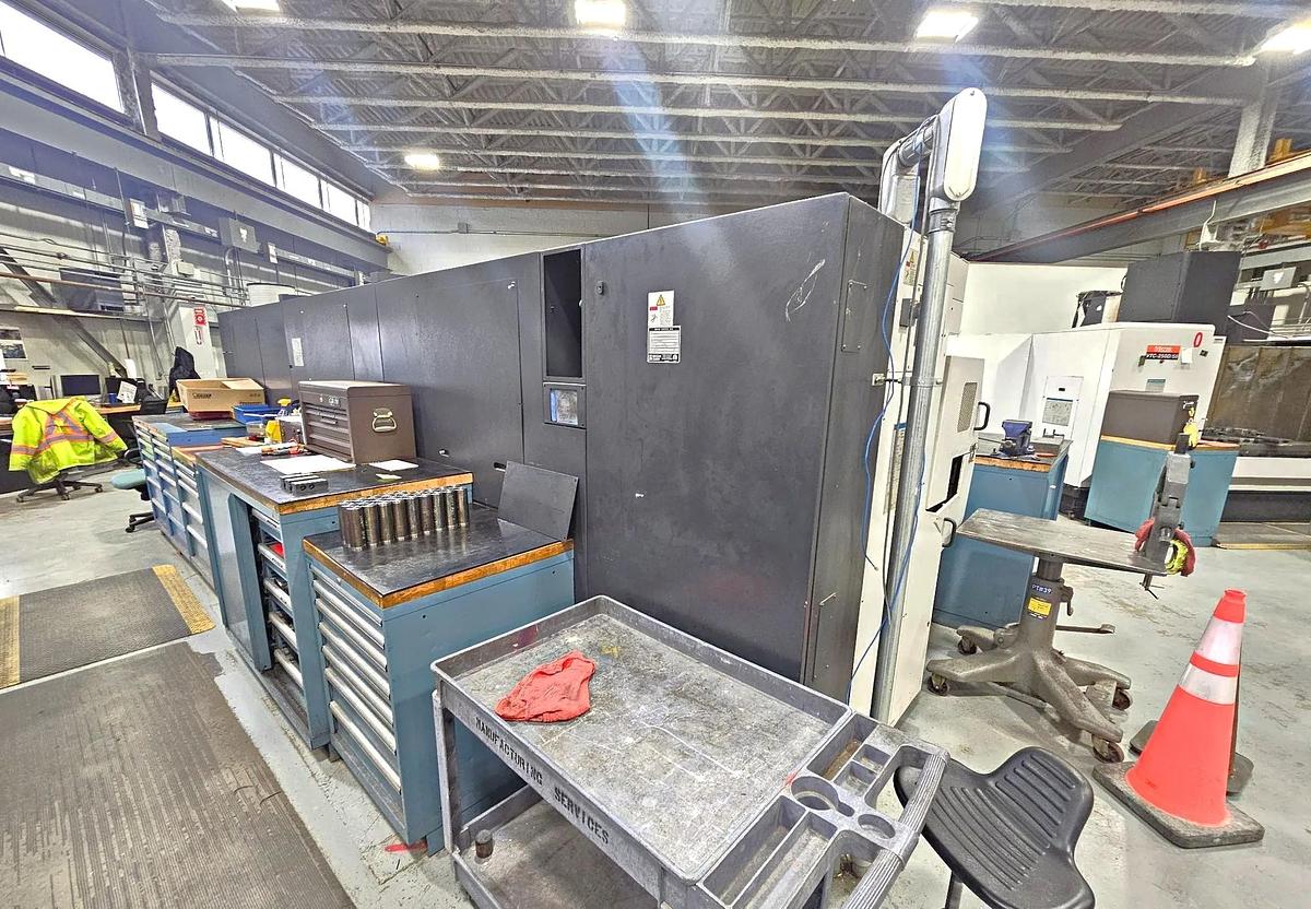 Used 2007 Mazak Nexus QTN 450-IIM/3000 with Full C Axis Spindle Rotation, Milling Capable, 18" Hyd Chuck, 6" Bar Capacity, 120" cc