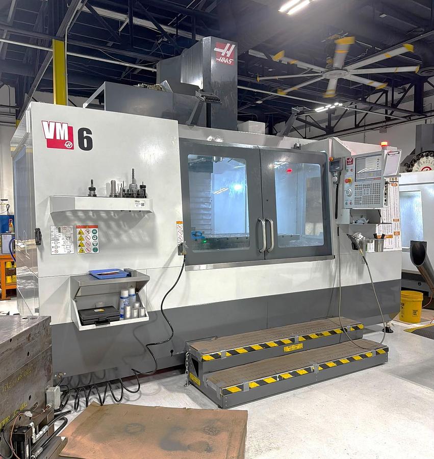 Used 2023 Haas VM-6 with 15,000 RPM, 30 Station Side Mount ATC, Haas Probing, PCool, Chip Auger