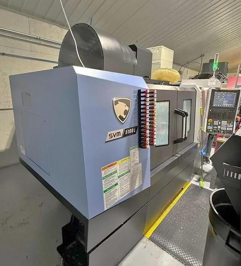 Used 2024 DN Solutions SVM 5100L with Tsudakoma 4th Axis Table, Thru Spindle Coolant, Tool & Part Probing